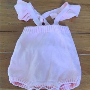 Pink sweater jumpsuit